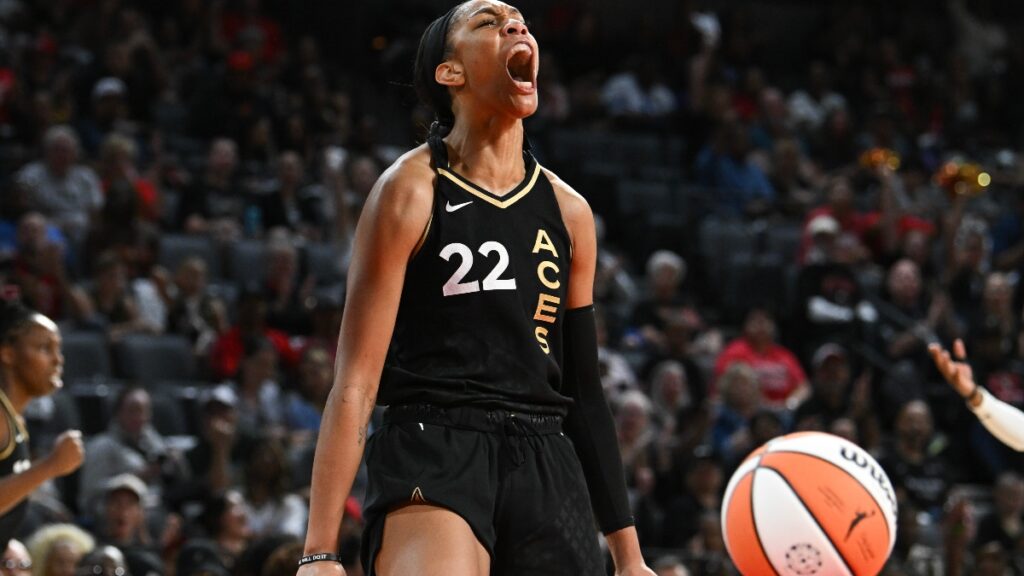 aja wilson lv aces
